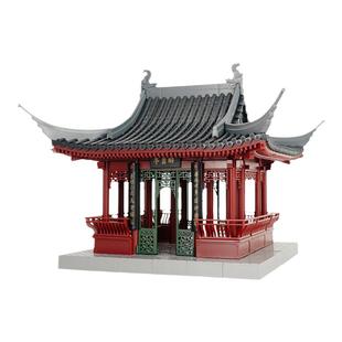 重拾营造醉翁亭中国古建筑榫卯积木益智玩具拼装模型生日毕业礼物