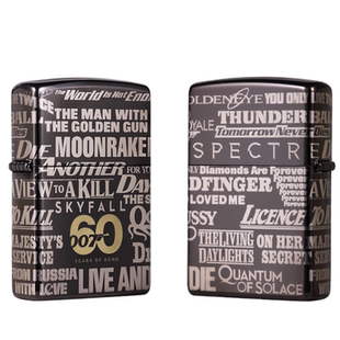 正品ZIPPO防风煤油打火机美版007电影60周年收藏限量 烟斗机48576