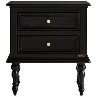 政府补贴全友家居美式复古床头柜中古风卧室床边储物抽屉柜129078