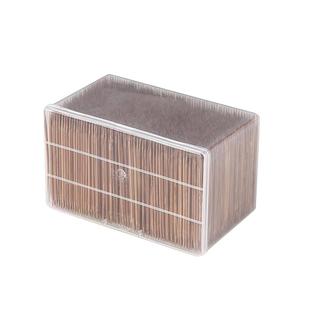 双头碳化一次性牙签3500支盒装家用水果签餐厅饭店剔牙商用竹牙签