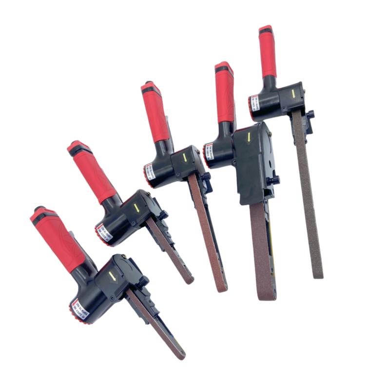 丰锐小型气动砂带机工业级6x330/13x457加长杆600*10砂带打磨机