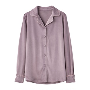 维多利亚珊瑚绒睡衣女士秋冬季薄款海岛绒中年家居服大码保暖套装