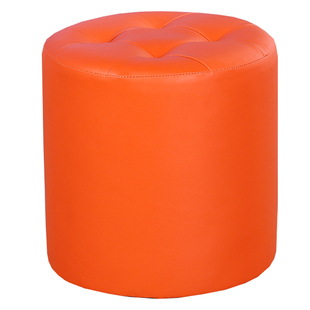 皮凳子家用小型客厅小椅子时尚创意矮凳实木墩子茶几凳圆凳小凳子