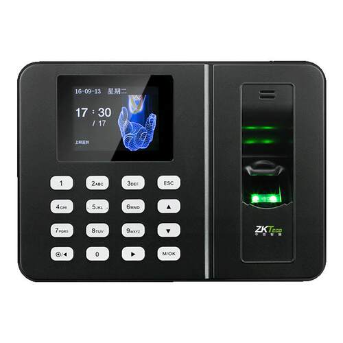 ZKTeco熵基科技WX3960企业微信指纹考勤机人脸识别打卡机手机APP刷脸签到机无线智能网络云考勤机打卡器