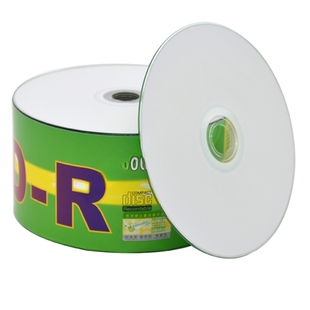 香蕉原料可打印cd-r700M可定制盘面cd刻录盘光盘光碟50片膜装