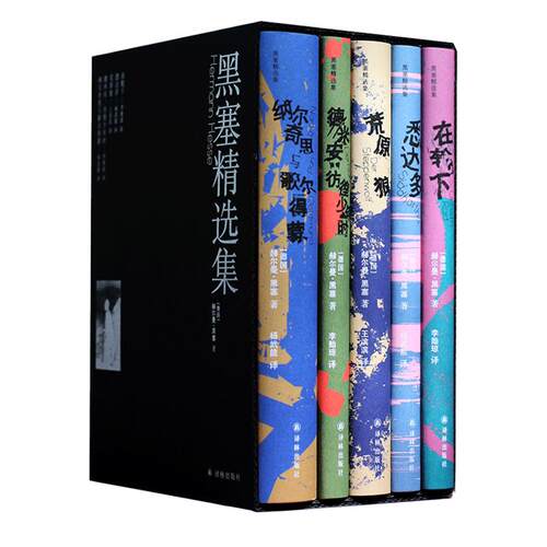 黑塞精选集套装5册  荒原狼悉达多德米安诺贝尔文学奖得主作品无删减全译本世界文学名著外国小说 译林出版社正版
