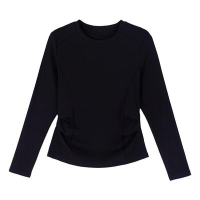 修身上衣长袖t恤女春秋打底衫