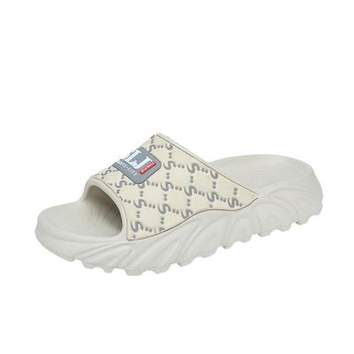 拖鞋男夏季防臭外穿潮牌休闲居家一字拖室内防滑厚底运动沙滩凉鞋