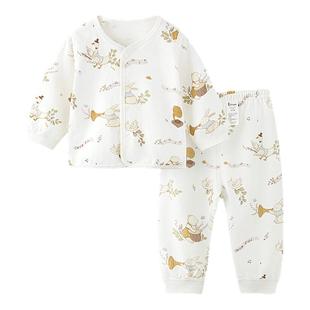 童泰宝宝秋衣套装春秋季纯棉婴儿抗菌衣服男童女童秋裤睡衣家居服