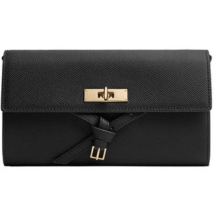 CHARLES&KEITH26秋新款CK2-80681292荔枝纹凯莉包信封包领结包女