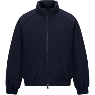 班尼路SK冬季款棉服男极简风双拉链立领宽松保暖款防寒男士外套YS