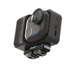 阿迈适用影石insta360 Go Ultra加锁版金属磁吸快拆底座影石goultra可加锁磁吸快拆转接座相机骑行支架配件