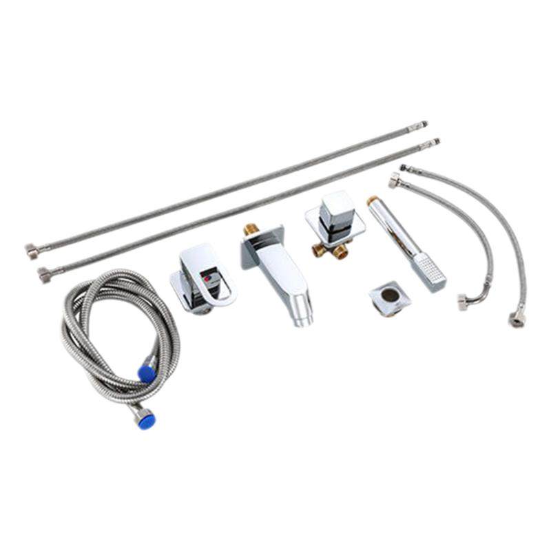 浴室柜水龙头抽拉式全铜面盆冷热