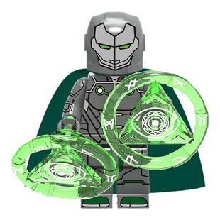 欣宏0271第三方神奇四侠积木人仔洛基蜘蛛侠毁灭博士嚎叫拼装玩具