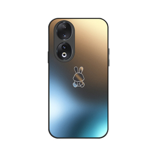 适用荣耀90手机壳新款荣耀90gt磨砂玻璃荣耀100高端全包镜头华为荣耀90pro防摔外壳男女高级感100pro超薄套