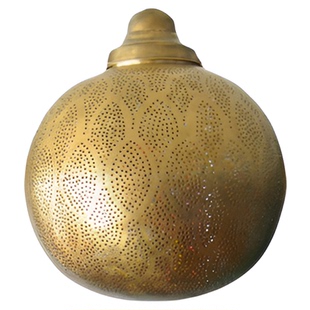Moroccan Lamp 摩洛哥镂空雕花吊灯星空银河民宿装饰黄铜灯罩吊饰