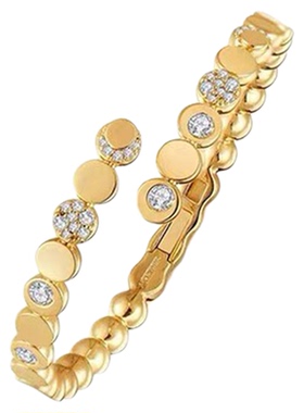 Céleste法式圆形半珠手镯女