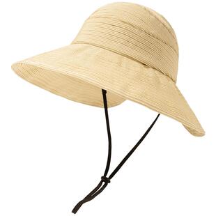siggi 条纹帽子女防晒防紫外线半空顶挡发际线扎马尾可折叠遮阳帽