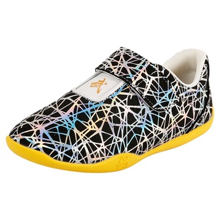 儿童武术鞋男女武术训练专用鞋牛筋底太极鞋练功鞋表演比赛魔术贴