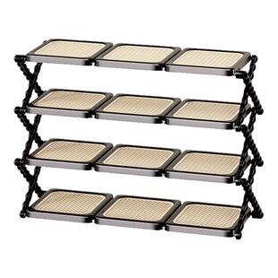 高颜值鞋架家用小窄入户门口多层宿舍出租房简易不占空间折叠鞋柜