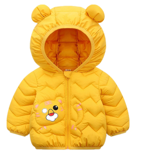 儿童羽绒服0-1岁婴幼儿2小女童3洋气棉衣4男宝宝冬装外套5轻薄款