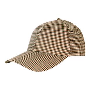 Aquascutum/雅格狮丹冬季新品格纹宽檐鸭舌棒球帽子Q5094EM021