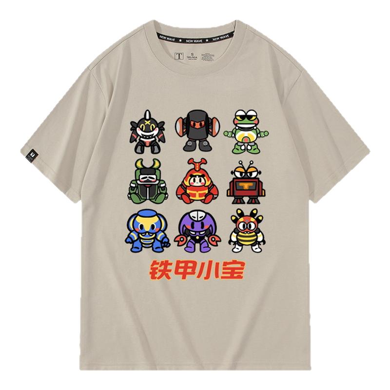 休闲宽松纯棉情侣短袖