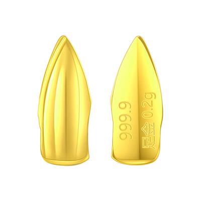 足金9999投资黄金金豆金块
