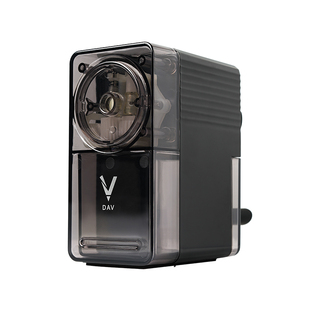 大V旗舰店素描削笔器美术生专用转笔刀炭笔削笔刀手摇大卫DAV削笔机替换头刀架小V速写削笔器V6卷笔刀