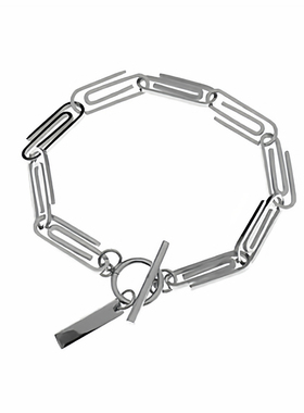 个性回形针手链简约ins