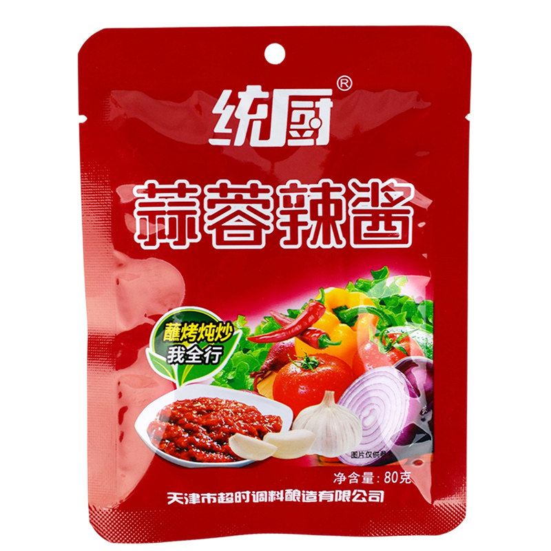 天津统厨蒜蓉辣酱80克