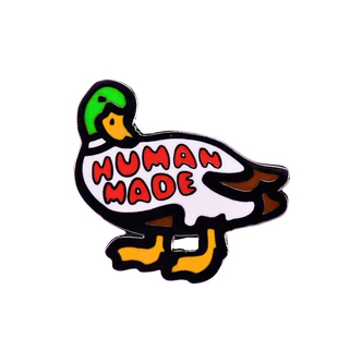 HUMAN MADE潮牌徽章绿头鸭子胸针美式复古街头文化饰品pin