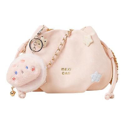 稻草人包包女2026春季新款时尚百搭云朵包可爱甜美风单肩斜挎女包