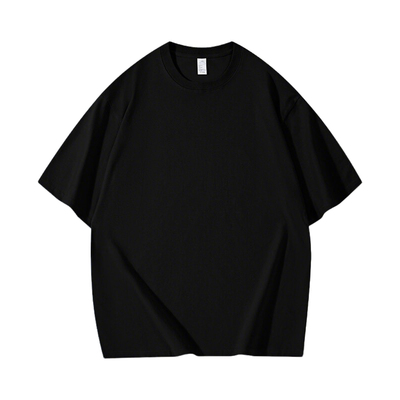 重磅纯棉圆领短袖男款t恤加厚不透春夏季男式打底衫白t纯棉纯色T