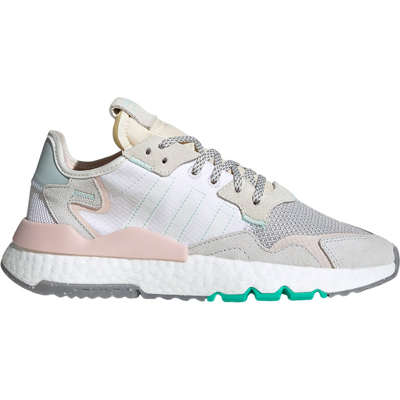 Adidas/阿迪达斯正品 NITE JOGGER W 女子休闲运动经典鞋EF8721 - 白底图