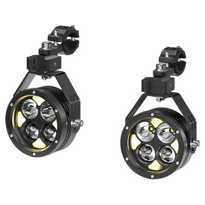 锐航摩托车4珠铺路射灯