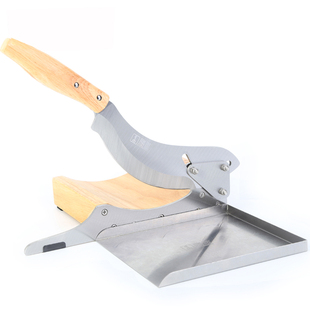 膳道中药材铡刀家用小型天麻灵芝黄芪西洋参切刀阿胶糕切片机闸刀