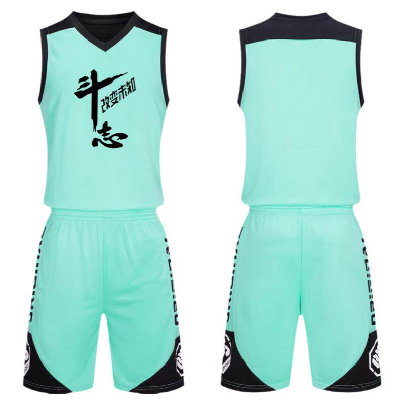 学生比赛印字篮球服背心定制