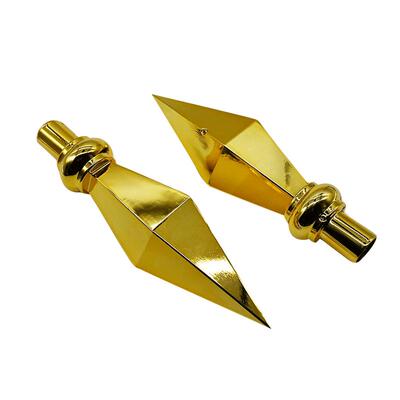 金色铝合金枪头尖旗穗金属旗杆头