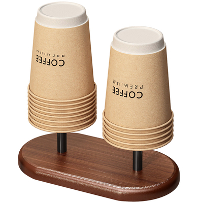 中古风一次性纸杯收纳架