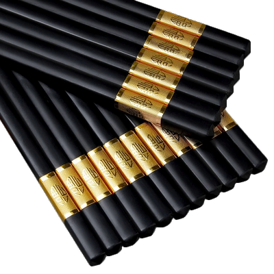 10双装筷子高档餐具合金筷子竹之语