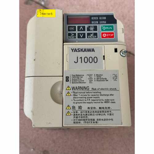 安川J1000系列变频器，型号CIMR-JB4A0007BB