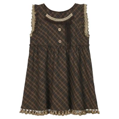 森女部落飞飞袖连衣裙新款女装