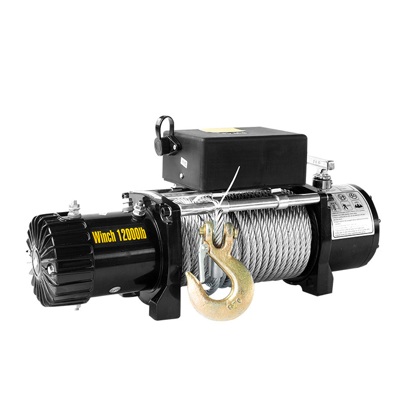电动12v24v小型汽车自救脱困绞盘