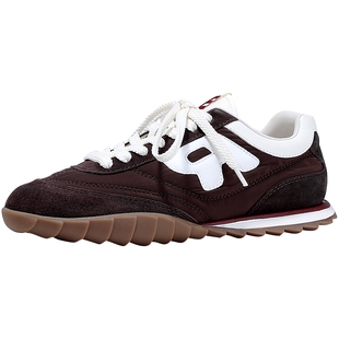 BellaLily新款运动跑步阿甘鞋女防滑平底鞋百搭华夫鞋子