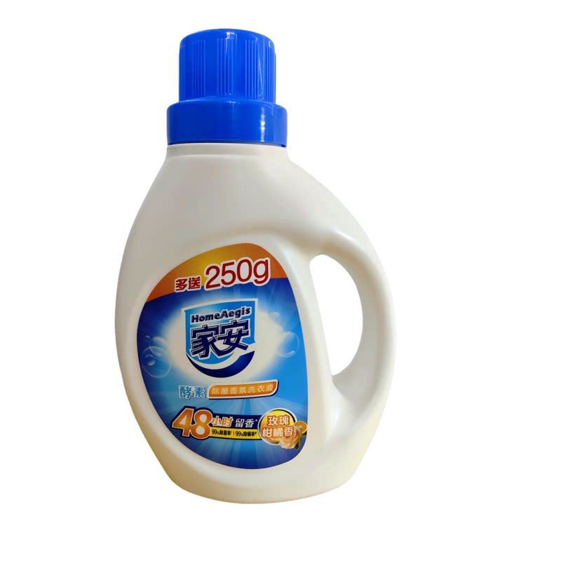 家安酵素除菌香氛洗衣液1000g/瓶48小时留香玫瑰柑橘香香味持久