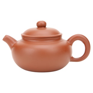 潮州西塘乡章详记朱泥手工壶100cc仿古壶紫砂壶工夫茶小品红泥壶