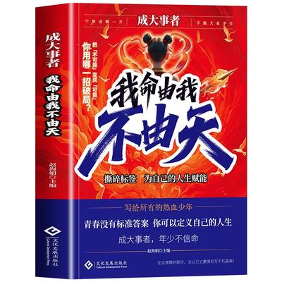 正版2册成大事者我命由我不由天+你不努力谁也给不了你想要的生活 从自我认知到拆解人生困局逆境写给不甘被命运定义的你自我实现