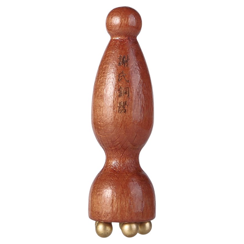 黄铜小莲蓬眼部穴位按摩棒拨筋棒