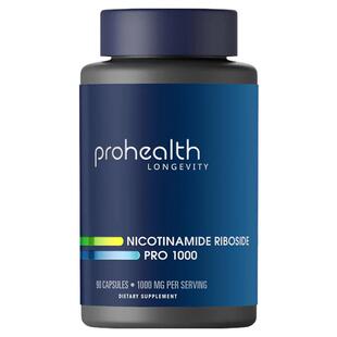 美国Prohealth 烟酰胺核糖体Pro 1000TMG90粒胶囊两合一复合配方